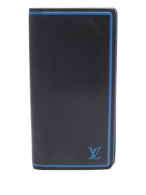 2019 Taiga Portefeuille Brazza Bifold leather wallet - Black