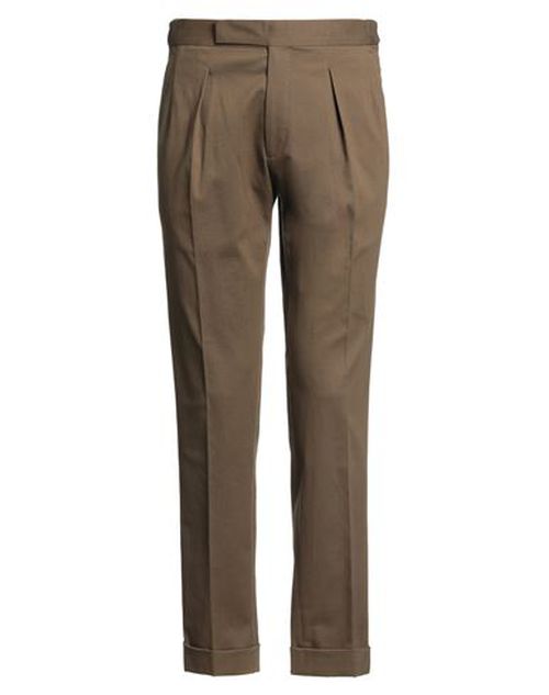 Man Pants Military green Size 30 Cotton, Cashmere, Elastane