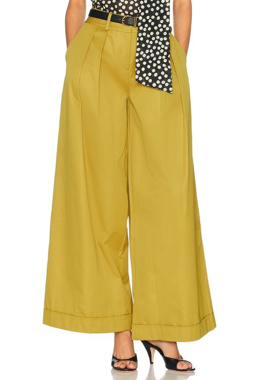 Françoise Fran?oise Mila Pant in Olive - Olive. 36 also , 38