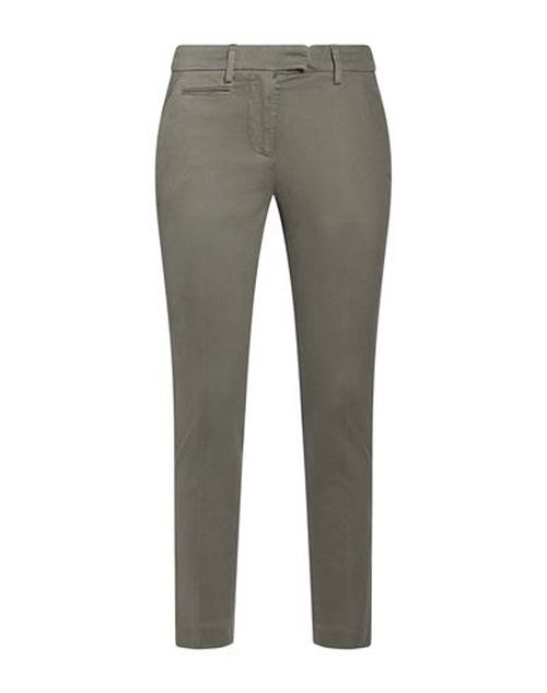 Woman Pants Khaki Size 26 Cotton, Elastane