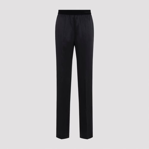 Women's Silk Satin Pajama Pants with Stretch