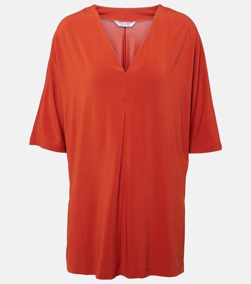 Linfa jersey crêpe blouse