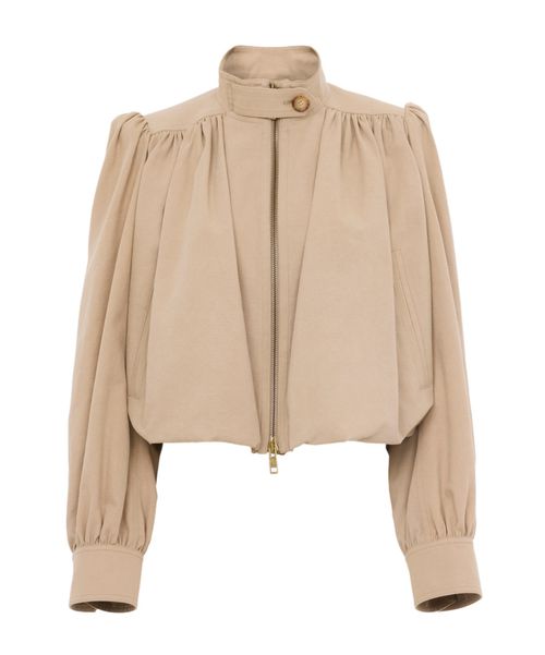 Gathered-detail jacket