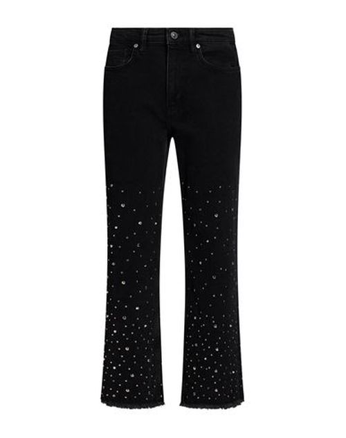 Woman Jeans Charcoal Size 27 Cotton, Elastane
