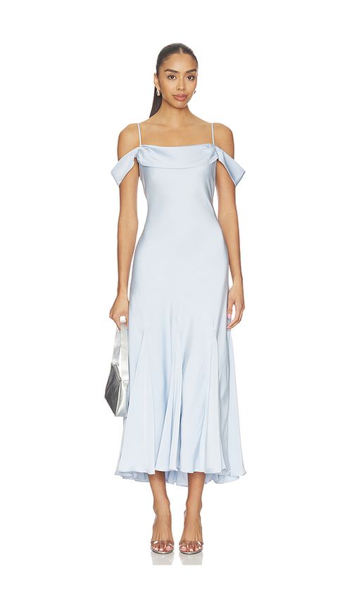ASTR the Label Araxie Dress in Light Blue. L also in XS