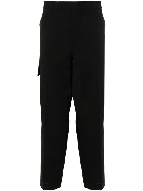 Tapered cargo pants - Black