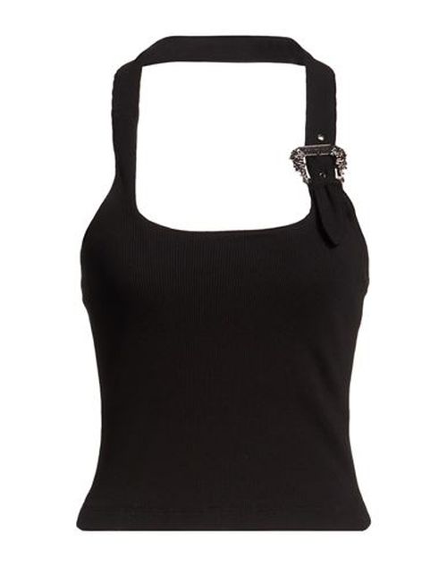 Woman Top Black Size 4 Cotton, Elastane