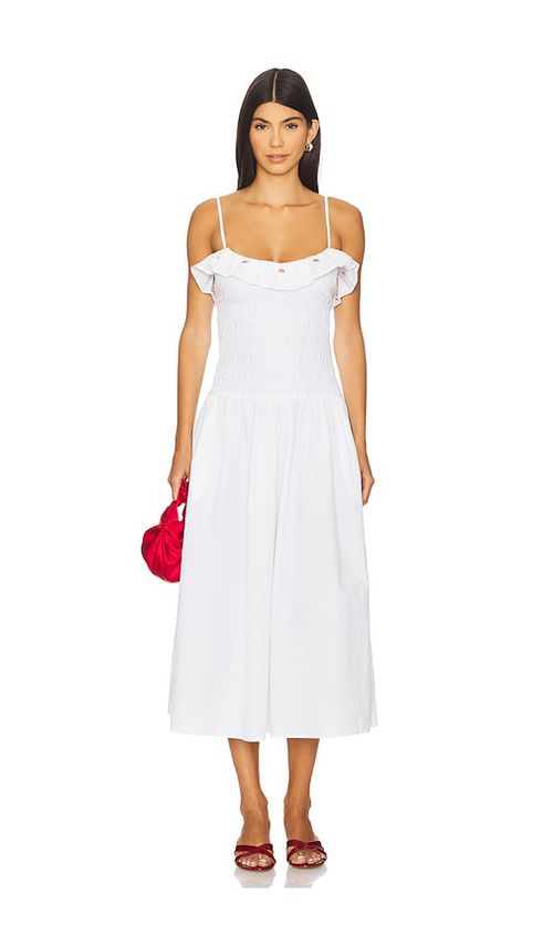 LPA KLEID EVELYN in White. Größe XS. Also in L, M, S