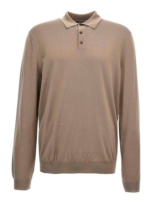 Virgin Wool Polo Shirt