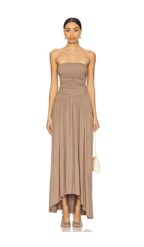 House of Harlow 1960 ROBE MAVIS en Brown.  L. Also en