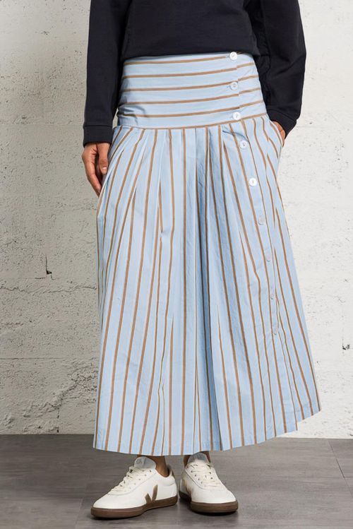 Joyau Skirt In Sky Stripe