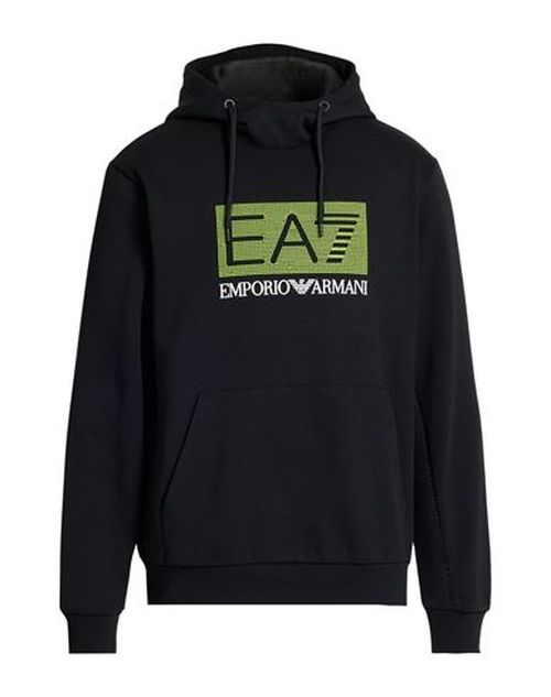 Man Sweatshirt Black Size 3XL Polyester, Cotton