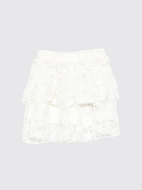 Skirt Kids color White