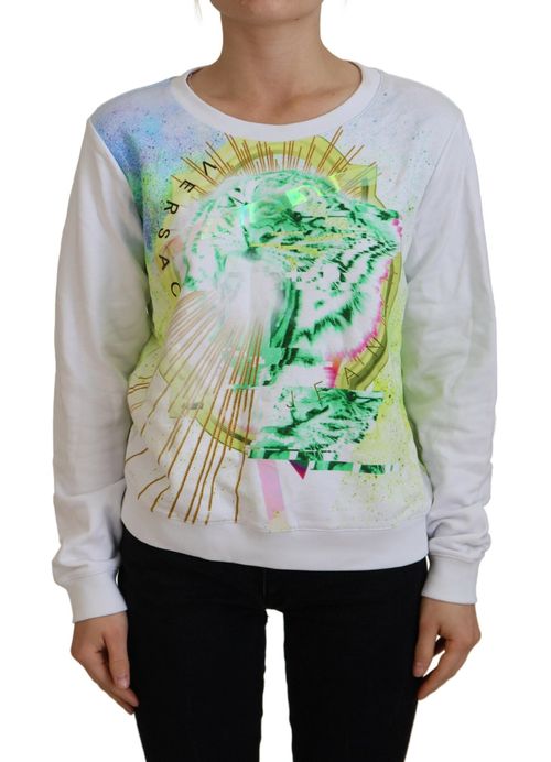 Graphic Print Sweatshirt — White