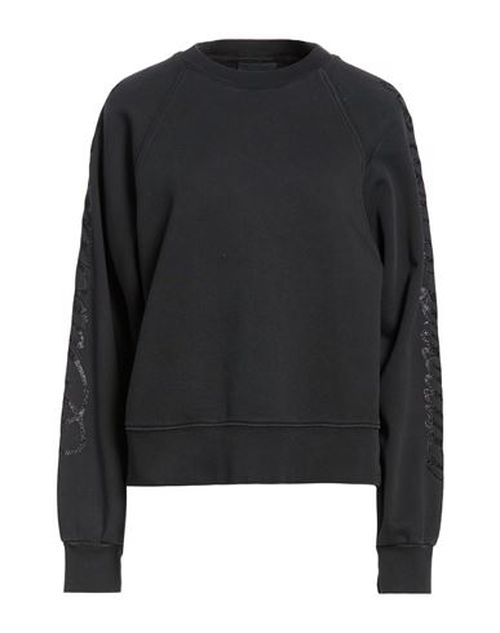 Woman Sweatshirt Charcoal Size S Cotton