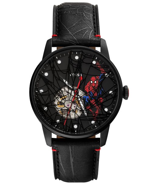 Men's Marvel x Limited-Edition Spider-Man Watch 42mm - Black