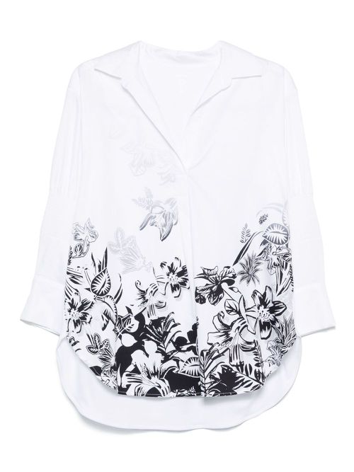 MARCCAIN floral-print shirt - White