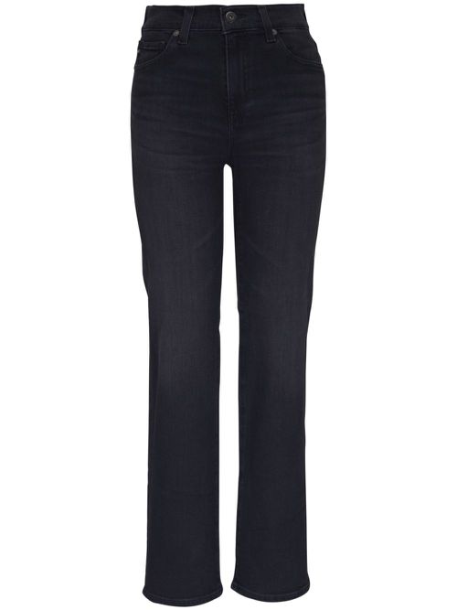 Logo-patch straight jeans - Black
