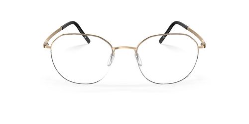Silhouette Dynamic Dawn 5585/75 7530 Men's Eyeglasses Gold Size 49 - Blue Light Block Available