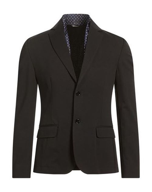 Man Blazer Black Size 42 Cotton, Polyamide, Elastane