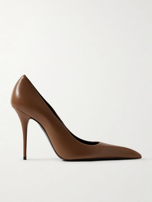 Élysée Leather Pumps - Brown