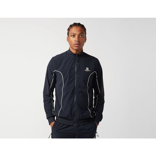 Aquascutum Active Stretch Stripes Mockneck Jacket - Blue