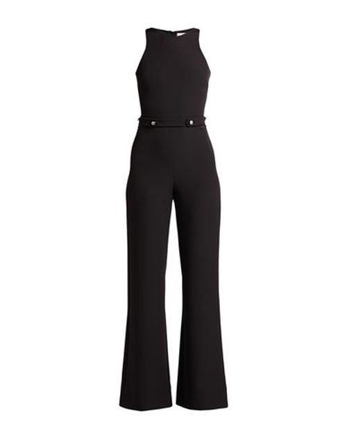 Woman Jumpsuit Black Size 6 Polyester, Elastane