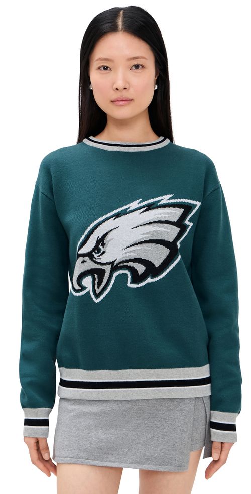 Eagles Crewneck Sweater Eagles Midnight Green