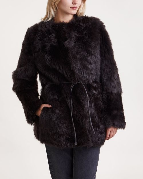 Zimmermann Jacket Luminosity Shearling Chocolate