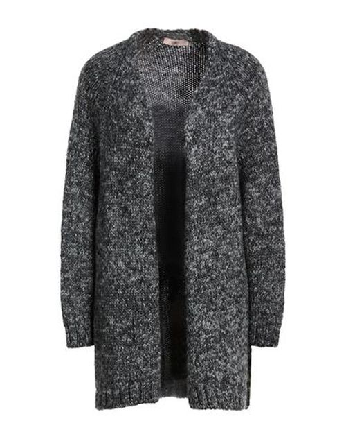 Woman Cardigan Charcoal Size 8 Wool, Polyacrylic, Alpaca wool