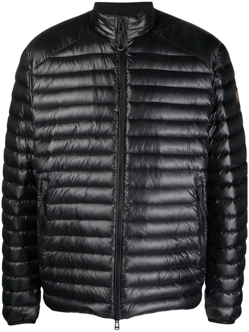 Rambler logo-patch padded jacket - Black