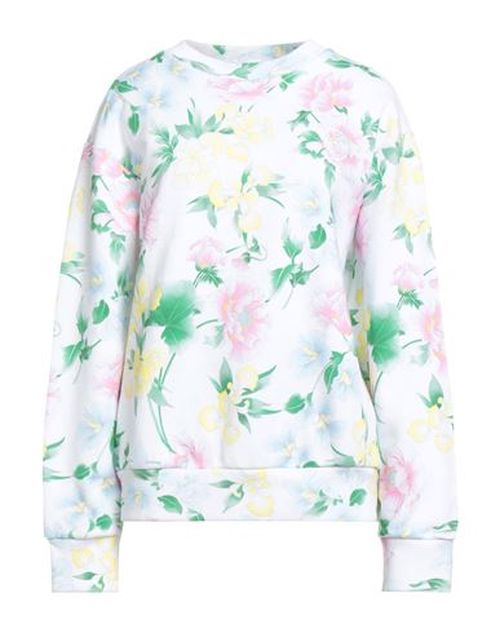 Woman Sweatshirt White Size L Cotton