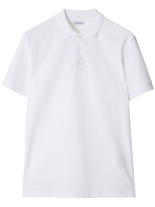 Cotton polo shirt - White