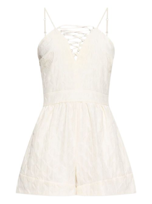 IRO strap-detail playsuit - Neutrals
