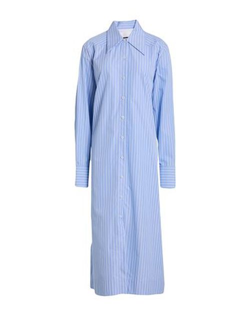 Woman Midi dress Sky blue Size 00 Cotton