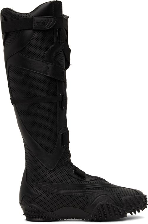 PUMA Black Mostro Leather Tall Boots