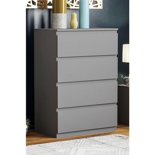 Vida Designs Denver 4 Drawer Chest of Drawers Storage