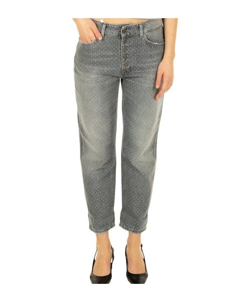Logo logo denim trousers