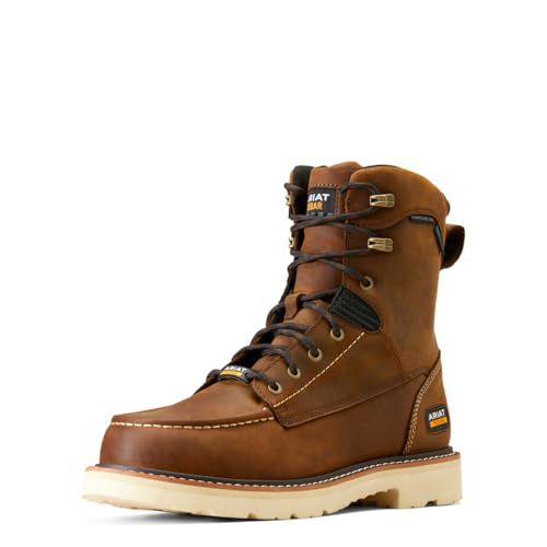ARIAT Men’s Rebar Lift 8” Waterproof Composite Toe Work Boot