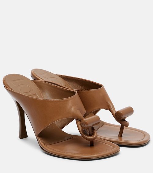 Toggle 90 leather thong sandals