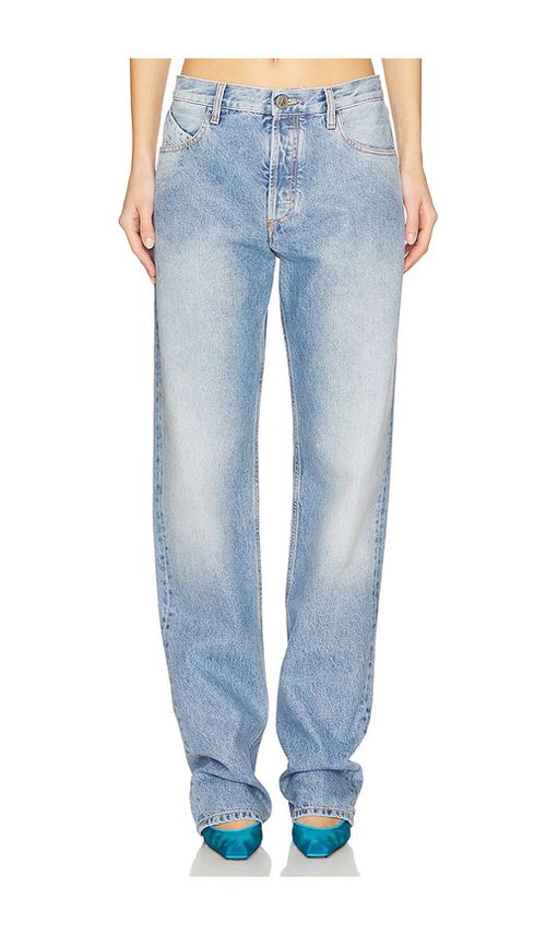 THE ATTICO Long Jeans in Sky Blue - Blue. 27 also in