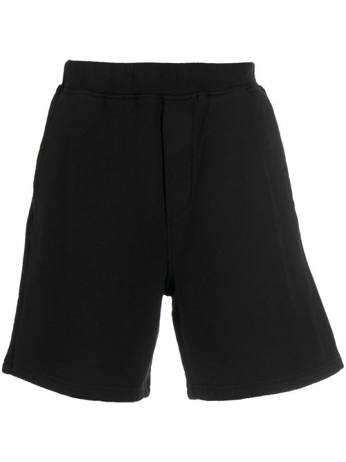 X Ibrahimović logo-print Bermuda shorts - Black