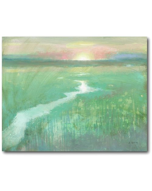 Evening Stream Canvas Wall Art