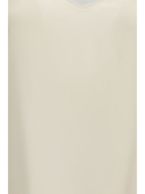 Filo Diamante Tank Top — Beige
