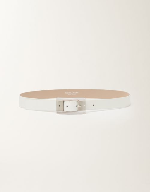 Calf leather belt, butter