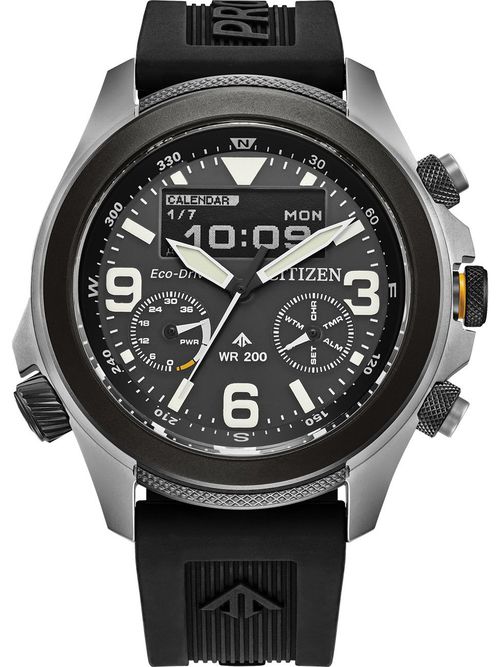 Promaster Land U822 Watch Chronograph 43.9mm with Black Dial