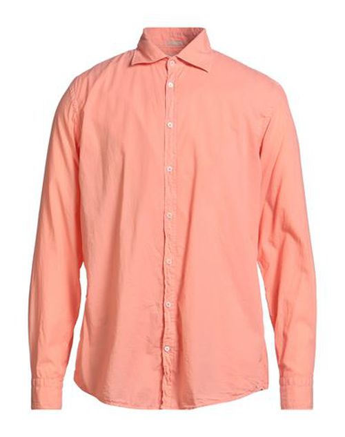 Man Shirt Salmon pink Size M Cotton