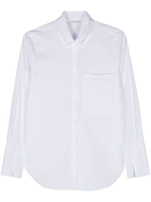 Fly-print cotton shirt - White