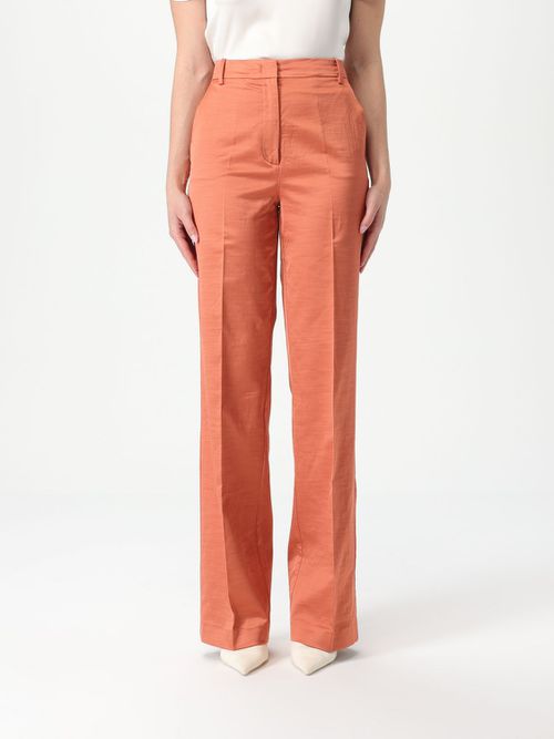 Pants PINKO Woman color Burnt