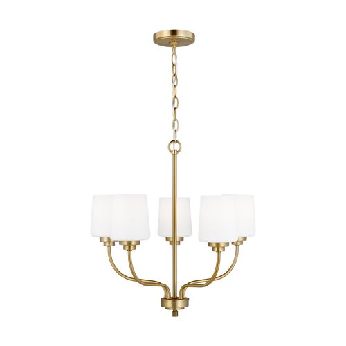 Windom 5-Light Traditional Chandelier in Satin Bra